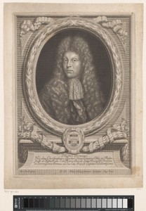 Portret van Nicolaus Christoph Lyncker