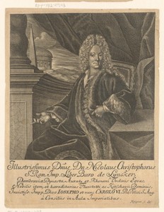 Portret van Nicolaus Christoph Lyncker