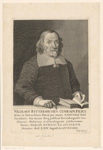 Portret van Nicolaus Rittershausen