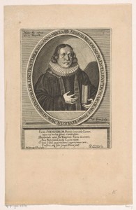 Portret van Nicolaus Stenger op 51-jarige leeftijd