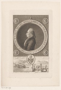 Portret van Niklas August Wilhelm von Burghaus