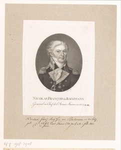 Portret van Niklaus Franz von Bachmann