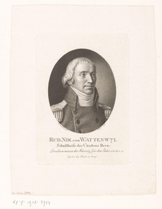 Portret van Niklaus Rudolf von Wattenwyl