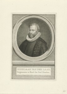 Portret van Nikolaas van der Laan