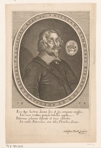 Portret van Nikolaus Schwebel op 62-jarige leeftijd