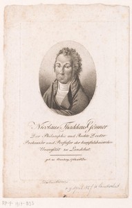 Portret van Nikolaus Thaddäus von Gönner