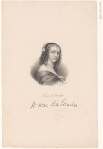 Portret van Ninon de Lenclos