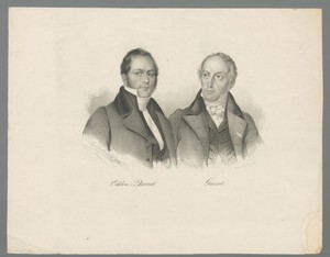 Portret van Odilon Barrot en François Guizot
