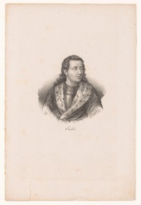 Portret van Odo I, koning van West-Francië