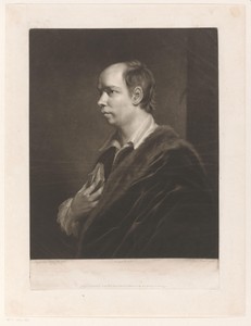 Portret van Oliver Goldsmith