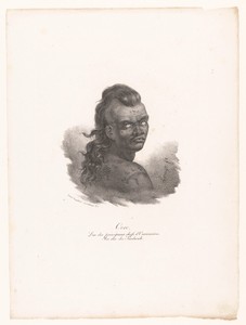 Portret van Ooro, koning van de Hawaïaanse eilanden