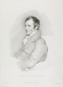 Portret van oriëntalist Joseph von Hammer-Purgstall