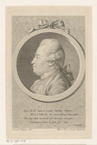 Portret van Otto Frederik Müller