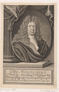 Portret van Otto Mencke