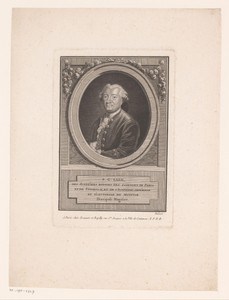 Portret van P.G. Sage
