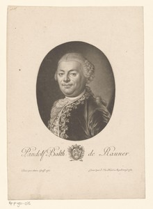 Portret van Pandolf Balthasar von Rauner