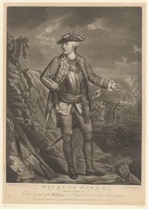 Portret van Pasquale Paoli