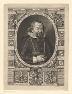 Portret van Paul Jenisch op 53-jarige leeftijd