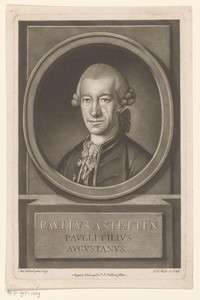 Portret van Paul von Stetten