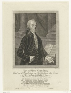 Portret van Paulus Gevers