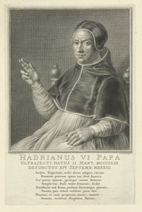 Portret van paus Adrianus VI