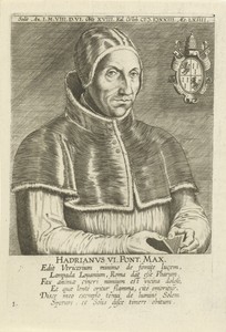 Portret van paus Adrianus VI