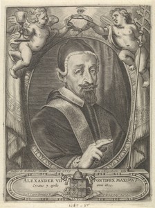 Portret van paus Alexander VII
