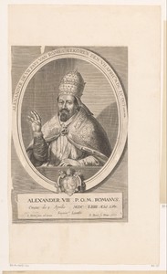 Portret van Paus Alexander VII