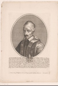 Portret van paus Alexander VII