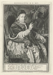Portret van paus Benedictus XIV
