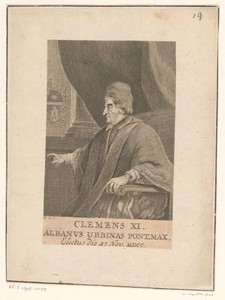 Portret van paus Clemens XI