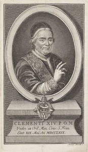 Portret van paus Clemens XIV