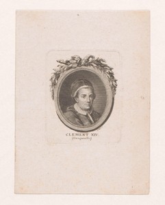 Portret van paus Clemens XIV