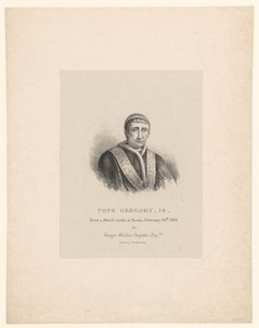 Portret van paus Gregorius XVI