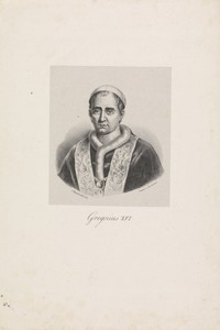 Portret van paus Gregorius XVI