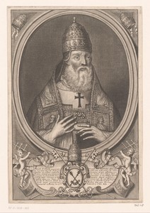 Portret van paus Johannes VIII