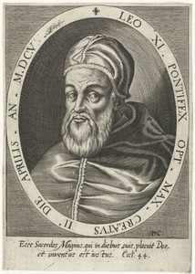 Portret van paus Leo XI