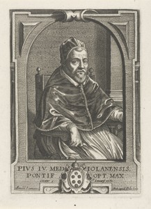 Portret van paus Pius IV