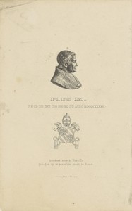 Portret van paus Pius IX