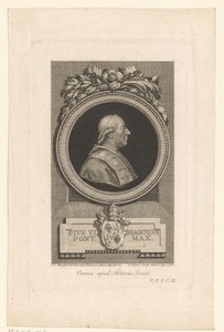 Portret van paus Pius VI