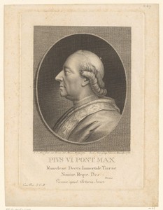 Portret van paus Pius VI