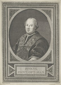 Portret van paus Pius VI