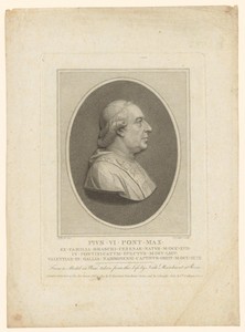 Portret van paus Pius VI