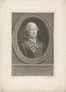 Portret van paus Pius VI