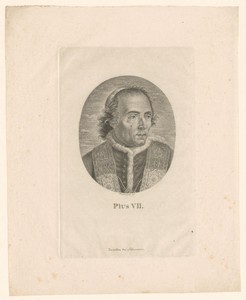 Portret van paus Pius VII