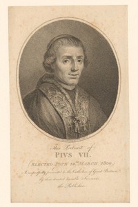 Portret van paus Pius VII
