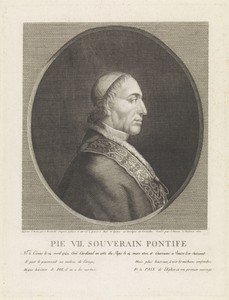 Portret van paus Pius VII