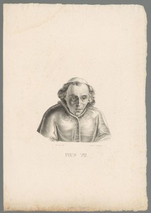 Portret van paus Pius VII