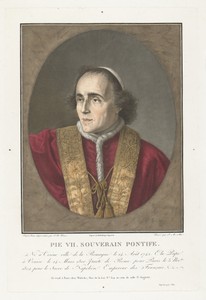 Portret van paus Pius VII