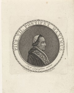 Portret van paus Pius VII